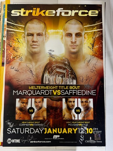 Strikeforce final event signed - strikeforce,